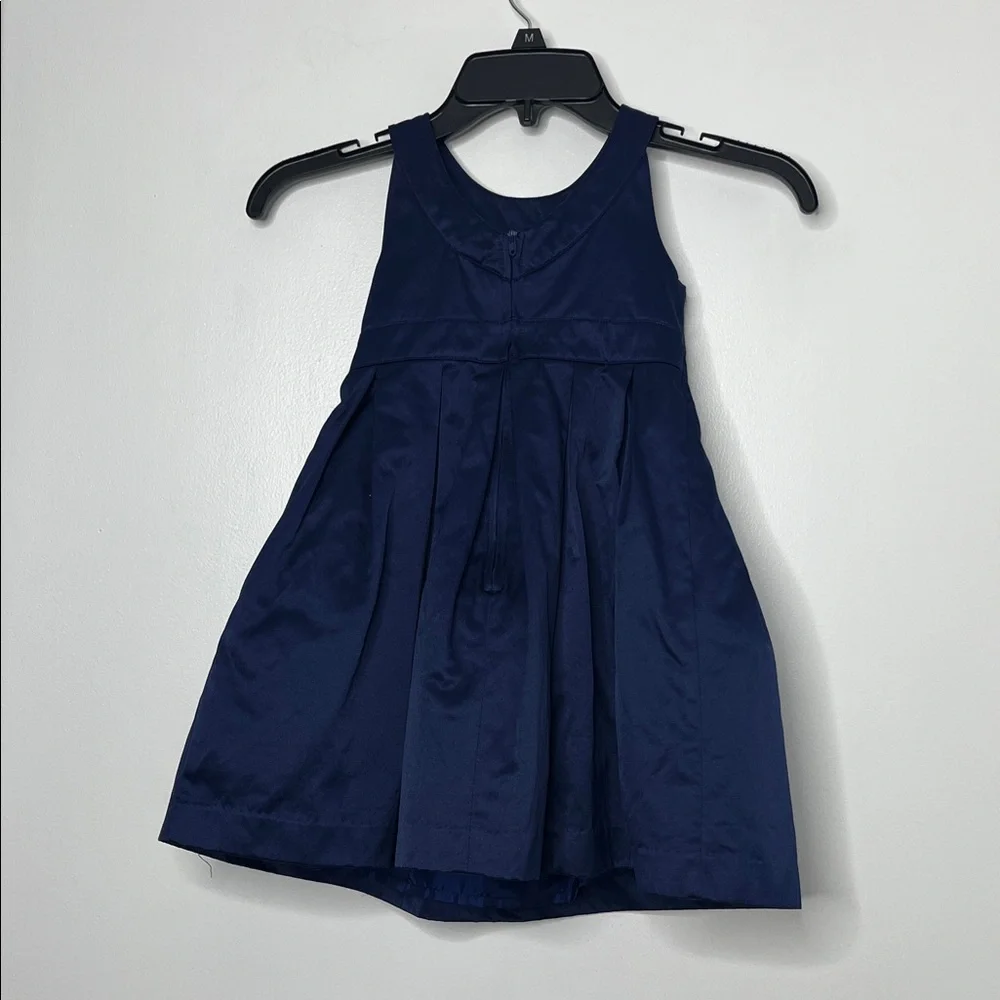 GYMBOREE Girls Navy Blue Dress Holiday Formal‎